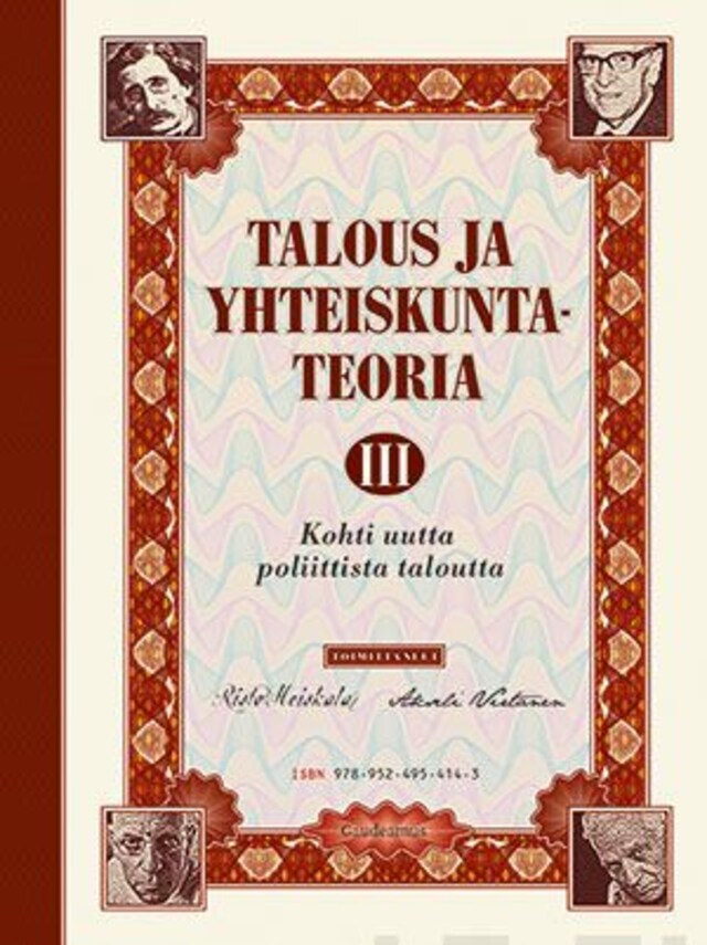 Book cover for Talous ja yhteiskuntateoria III