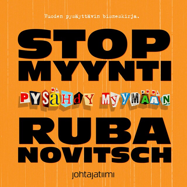 Book cover for STOPMYYNTI: pysähdy myymään