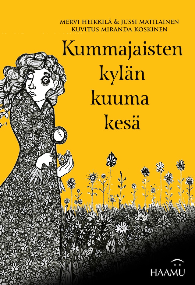 Book cover for Kummajaisten kylän kuuma kesä