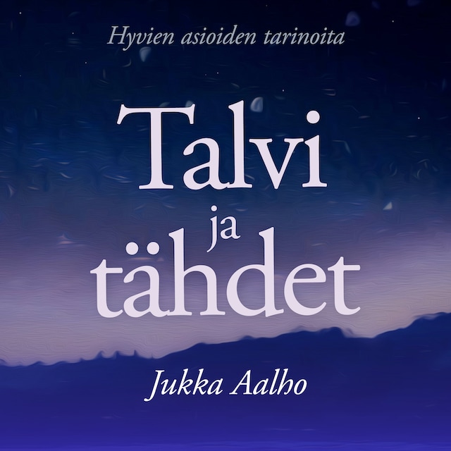 Kirjankansi teokselle Talvi ja tähdet