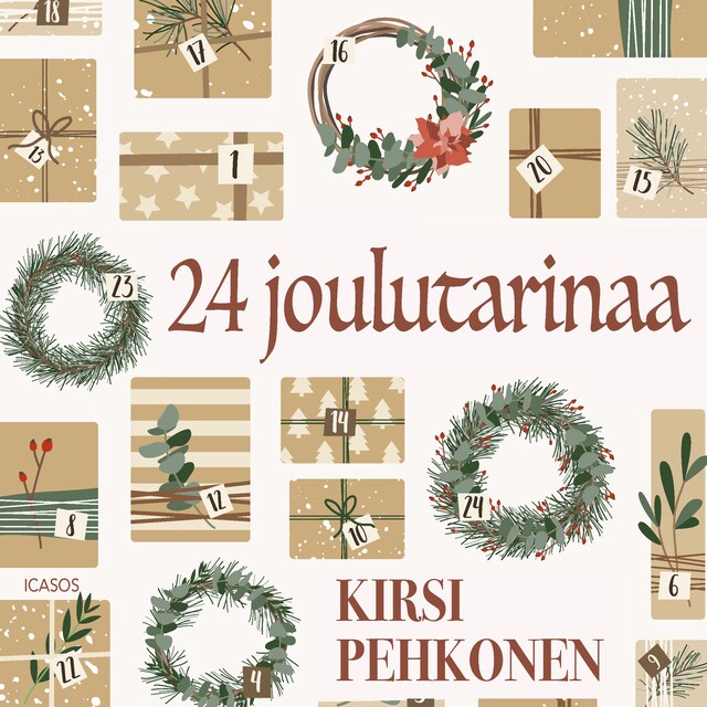 Book cover for 24 joulutarinaa