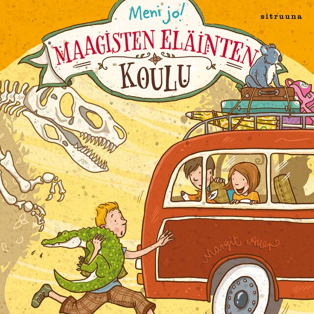 Book cover for Maagisten eläinten koulu 4 - Meni jo!