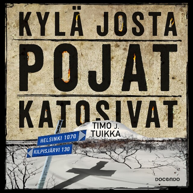 Boekomslag van Kylä josta pojat katosivat