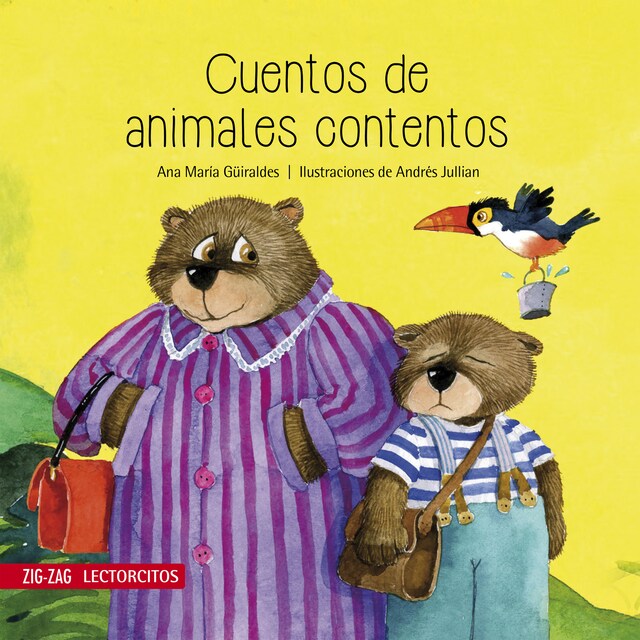 Portada de libro para Cuentos de animales contentos