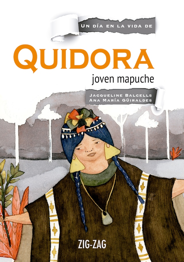 Portada de libro para Quidora, joven mapuche