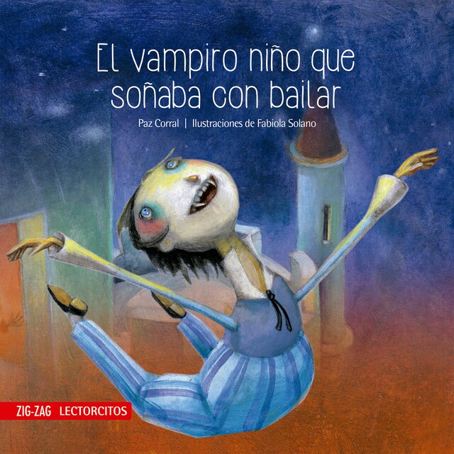 Portada de libro para El vampiro niño que soñaba con bailar