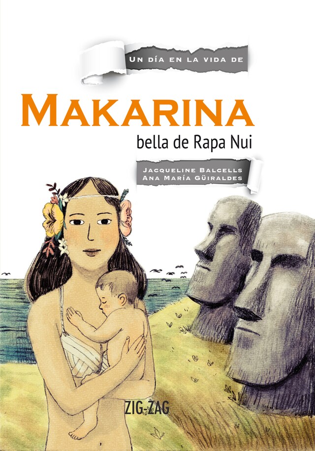 Portada de libro para Makarina, bella de Rapa Nui