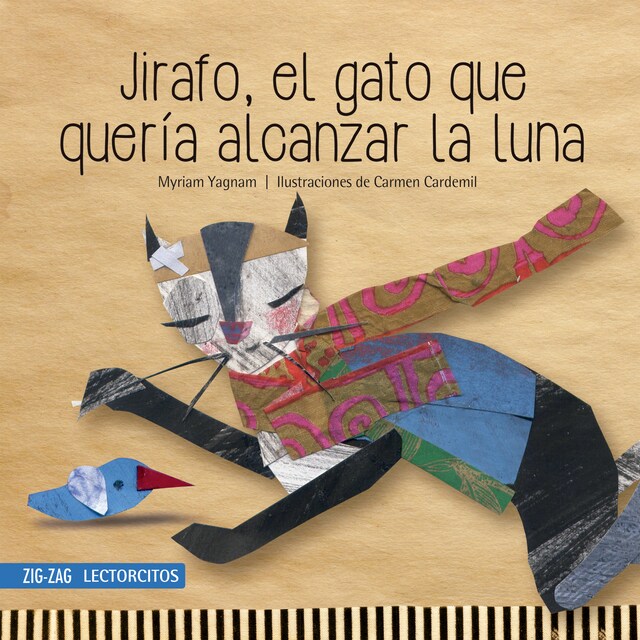 Book cover for Jirafo, el gato que quería alcanzar la luna