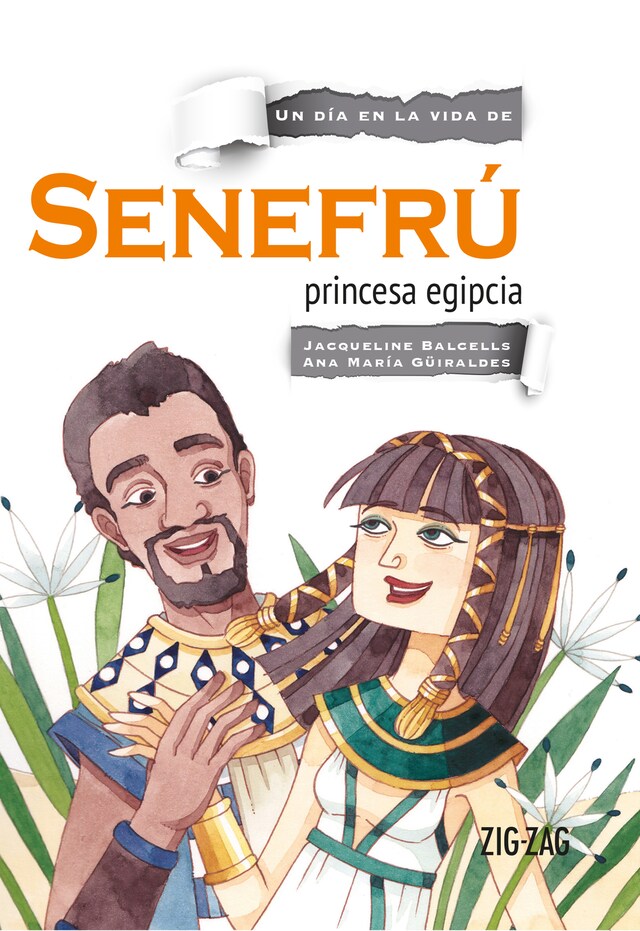 Okładka książki dla Senefrú, princesa egipcia