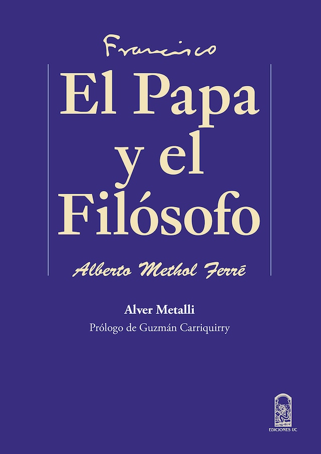 Copertina del libro per El Papa y el filósofo