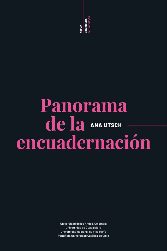 Portada de libro para Panoramas de la encuadernación