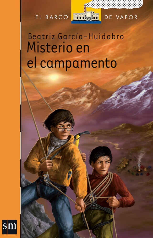 Book cover for Misterio en el campamento