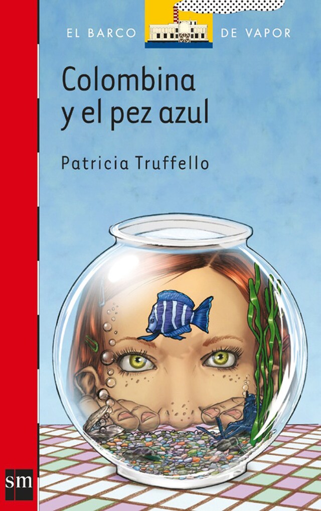 Portada de libro para Colombina y el pez azul