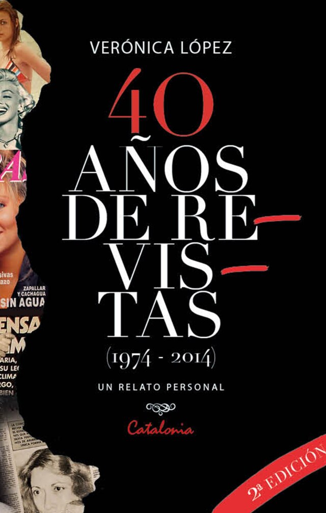 Kirjankansi teokselle 40 años de revistas (1974-2014)