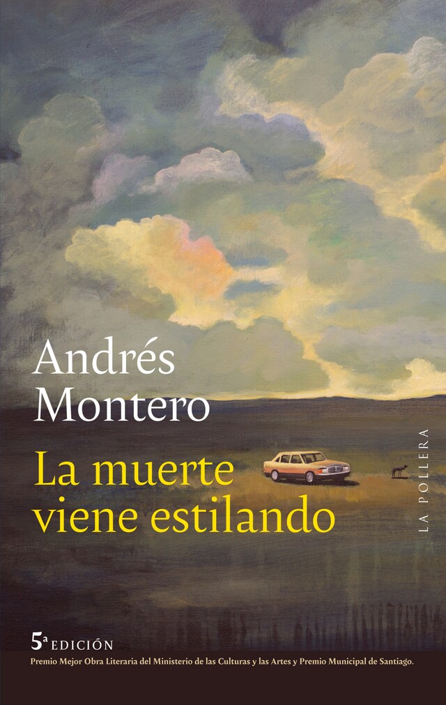 Copertina del libro per La muerte viene estilando