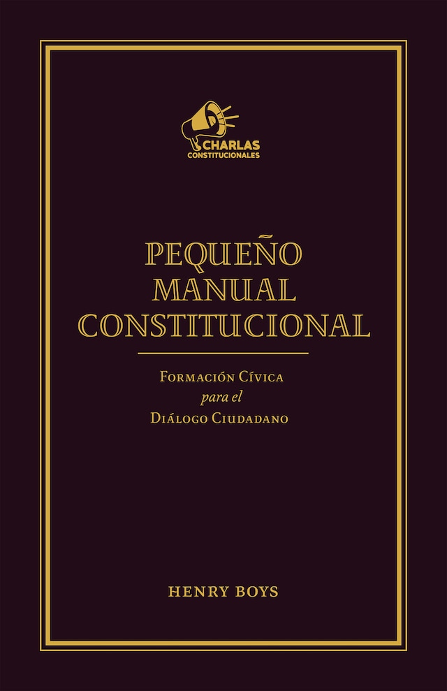 Okładka książki dla Pequeño Manual Constitucional