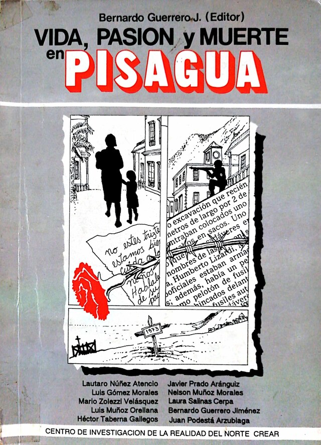 Boekomslag van Vida, pasión y muerte en Pisagua