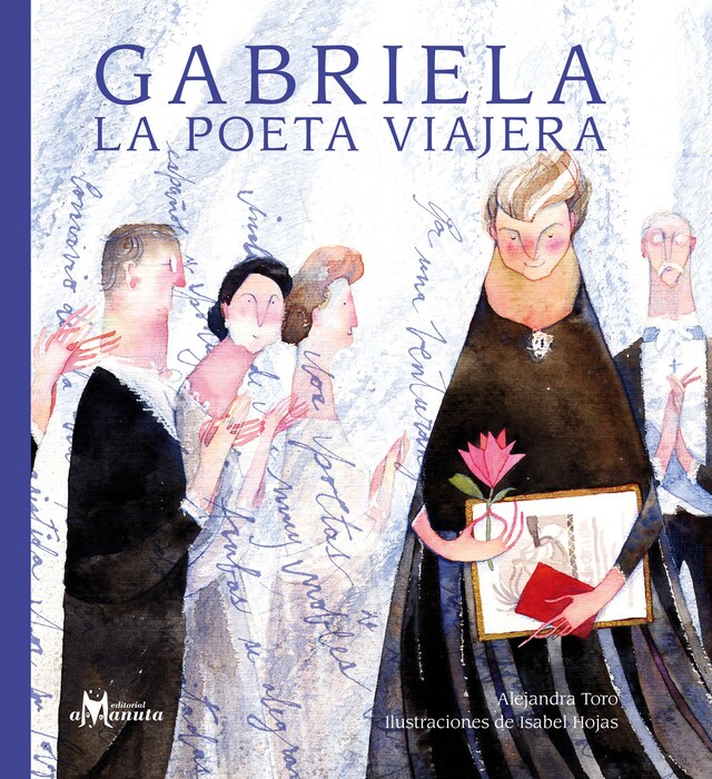 Portada de libro para Gabriela, la poeta viajera