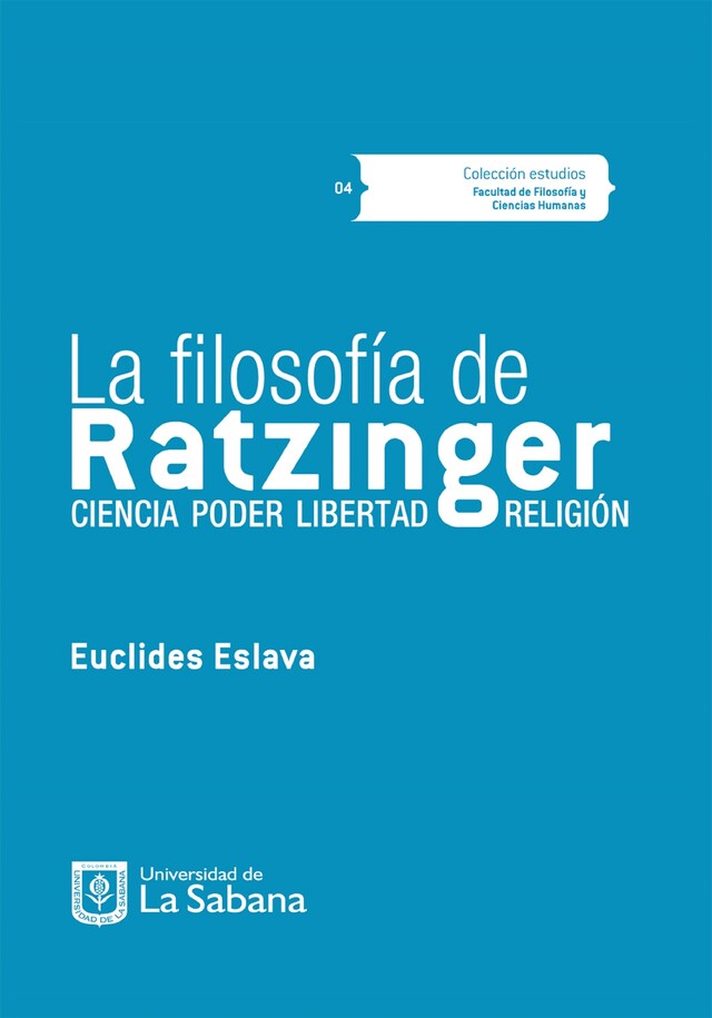 Kirjankansi teokselle La filosofía de Ratzinger