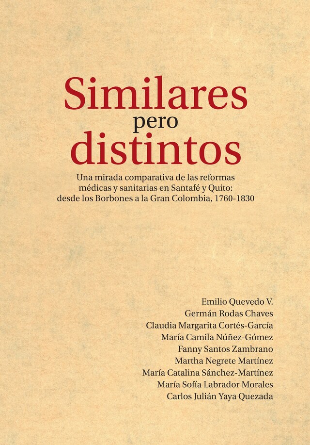 Book cover for Similares pero distintos