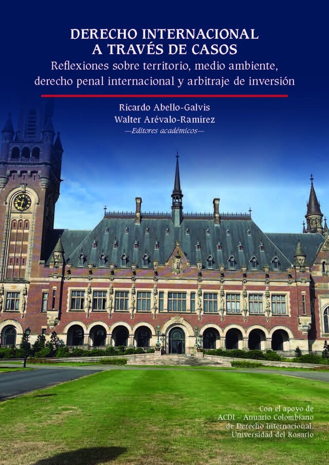 Book cover for Derecho internacional a través de casos