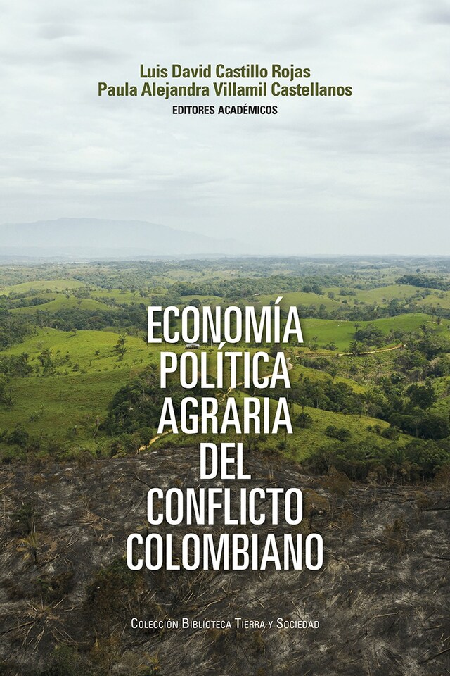 Buchcover für Economía política agraria del conflicto colombiano