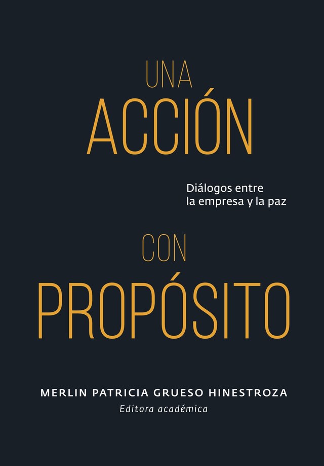 Book cover for Una acción con propósito