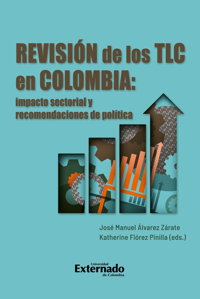 Copertina del libro per Revisión de los TLC en Colombia