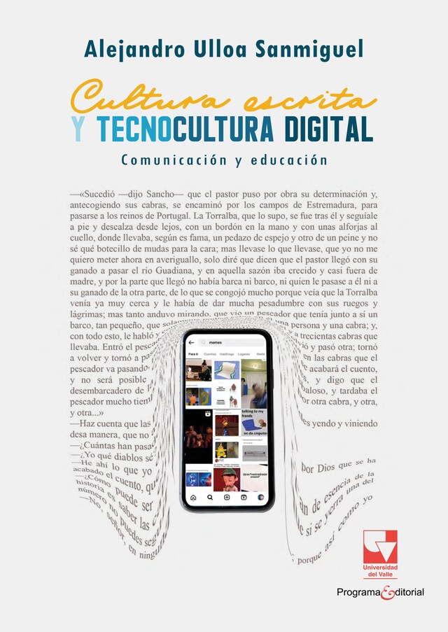 Book cover for Cultura escrita y tecnocultura digital