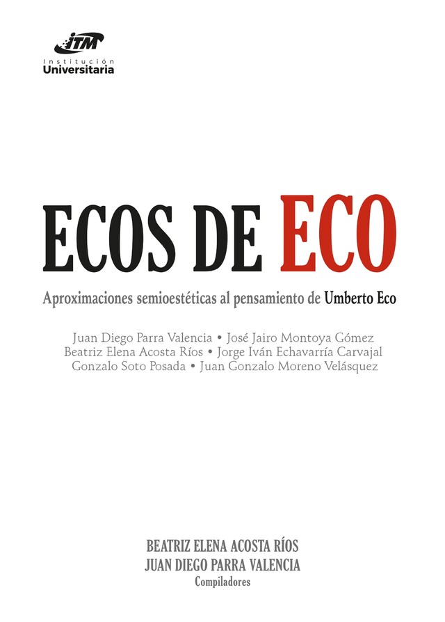 Kirjankansi teokselle Ecos de Eco