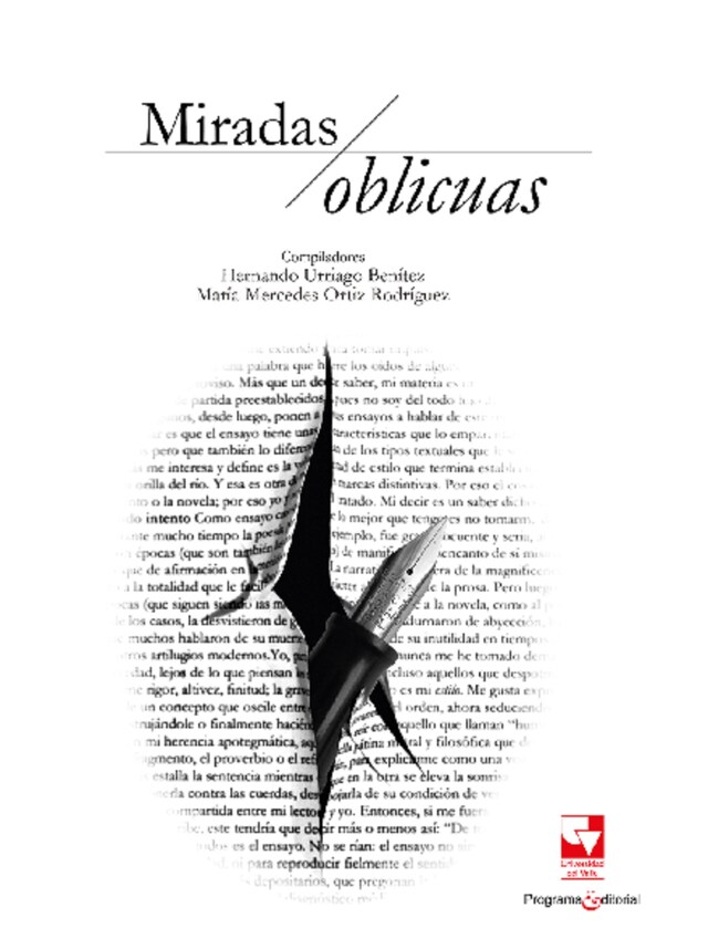 Kirjankansi teokselle Miradas Oblicuas