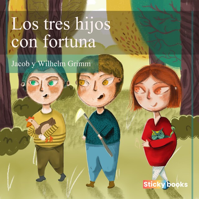 Book cover for Los tres hijos con fortuna