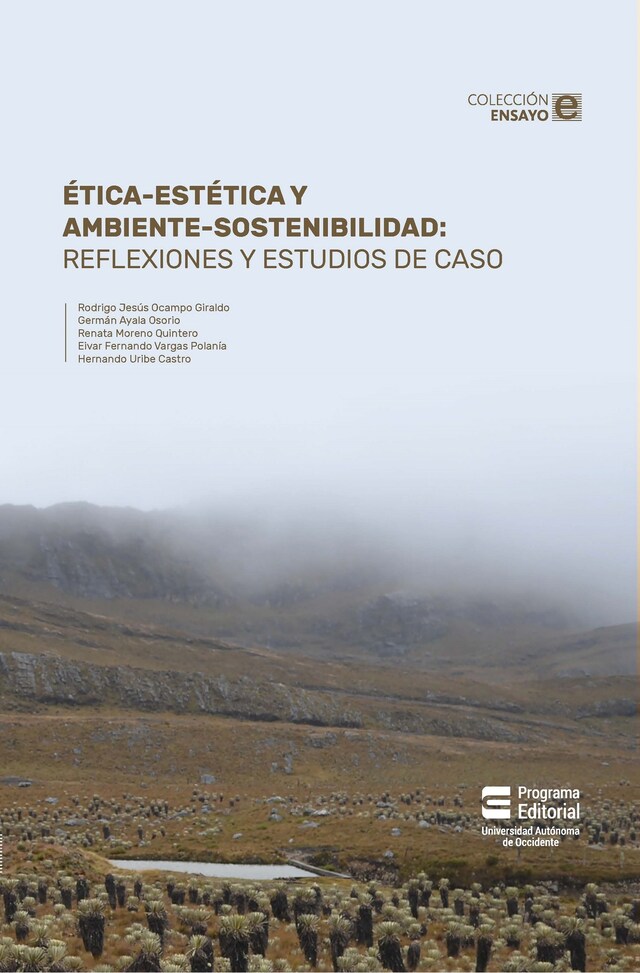 Buchcover für Ética-estética y ambiente-sostenibilidad