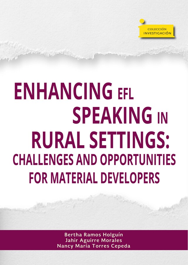 Book cover for Enhancing EFL speaking in rural settings: