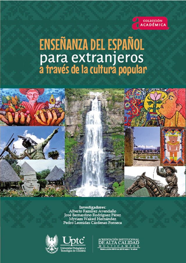 Portada de libro para Enseñanza del español para extranjeros a través de la cultura popular