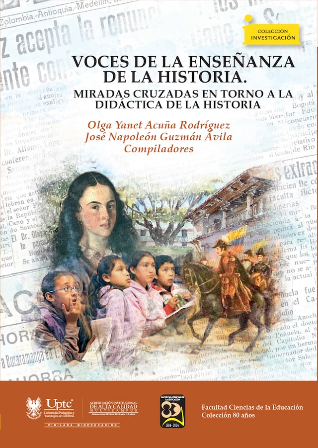 Book cover for Voces de la enseñanza de la historia