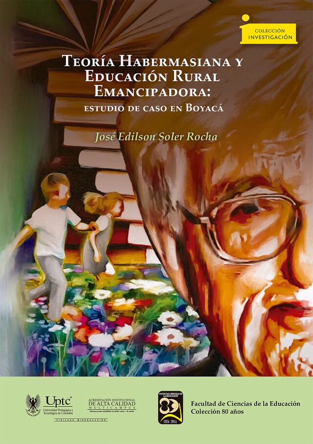Book cover for Teoría Habermasiana y Educación Rural Emancipadora: