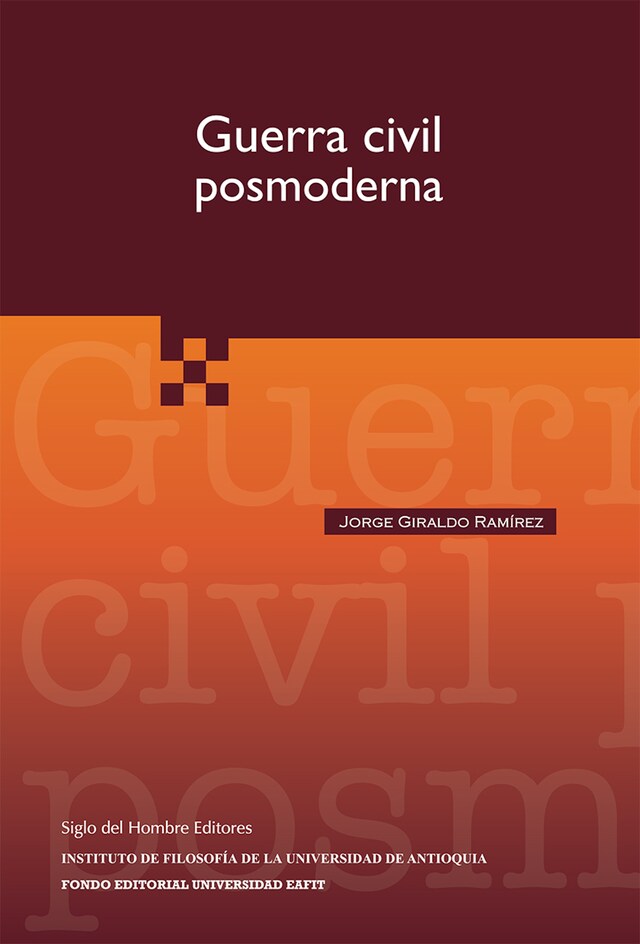 Buchcover für Guerra civil posmoderna