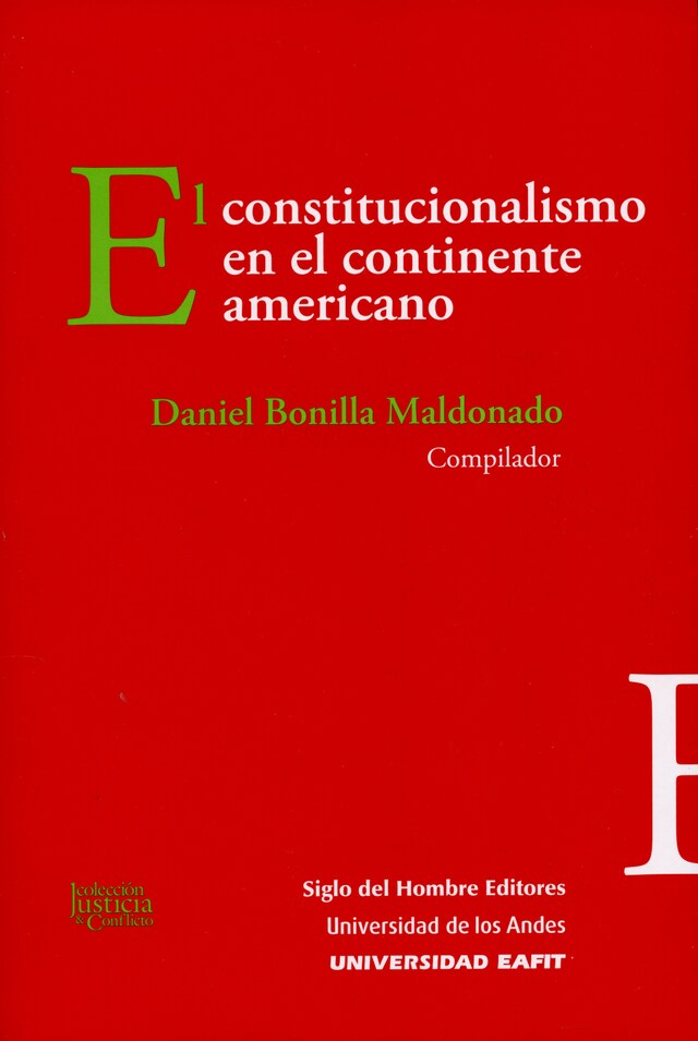 Boekomslag van El constitucionalismo en el continente americano