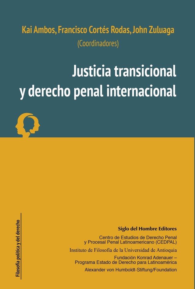 Boekomslag van Justicia transicional y derecho penal internacional