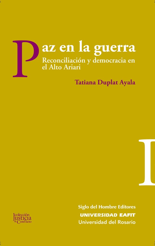 Copertina del libro per Paz en la guerra