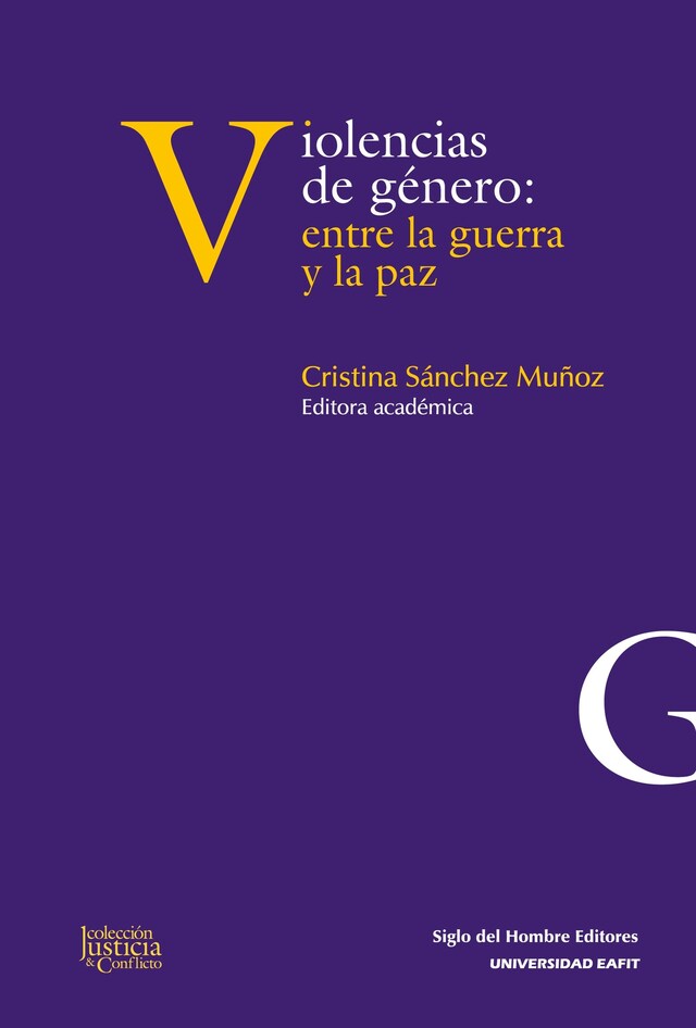 Book cover for Violencias de género: entre la guerra y la paz