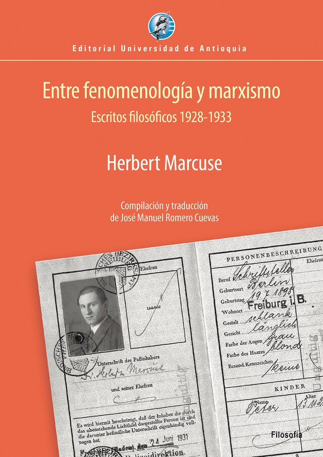 Boekomslag van Entre fenomenología y marxismo