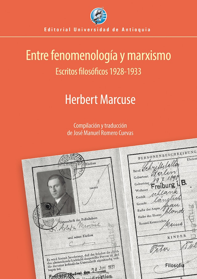 Book cover for Entre fenomenología y marxismo