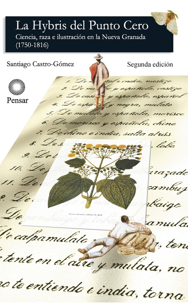 Book cover for La hybris del punto cero