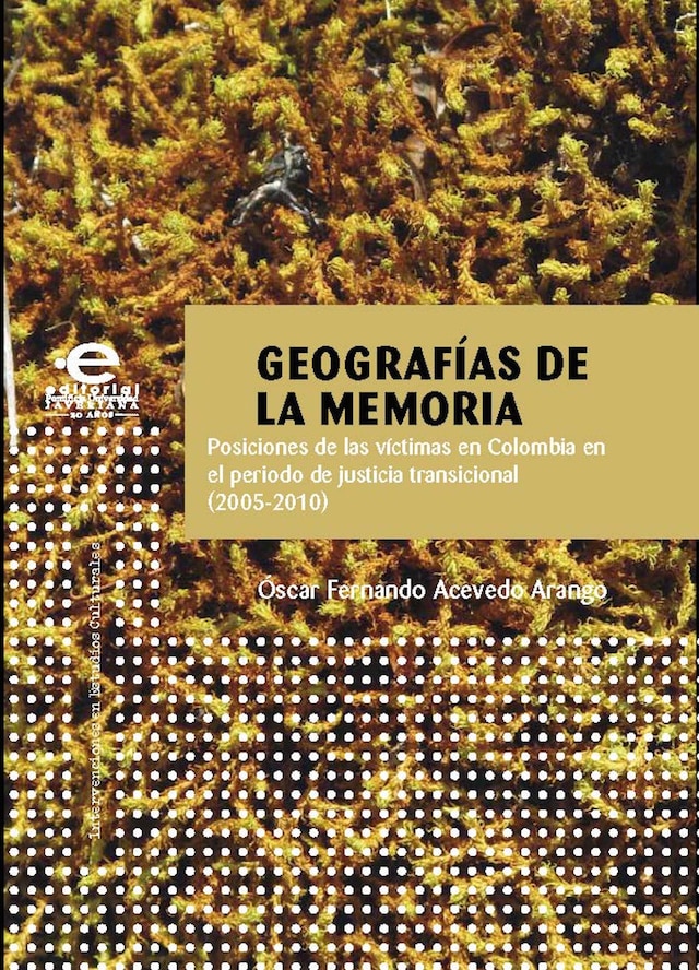 Boekomslag van Geografías de la memoria