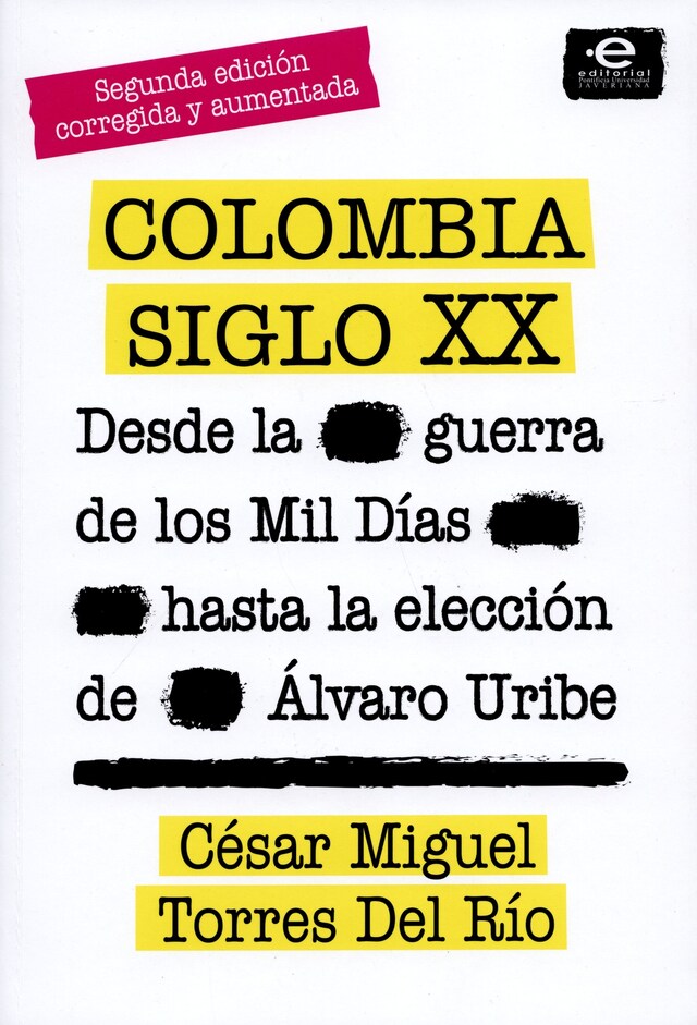 Book cover for Colombia siglo XX