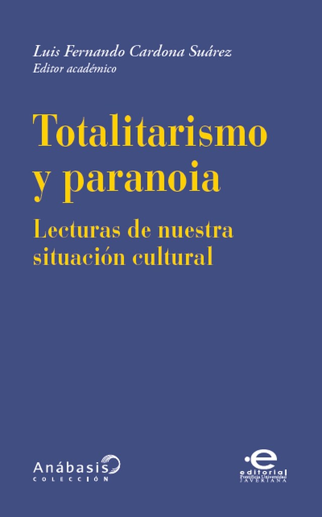 Book cover for Totalitarismo y paranoia