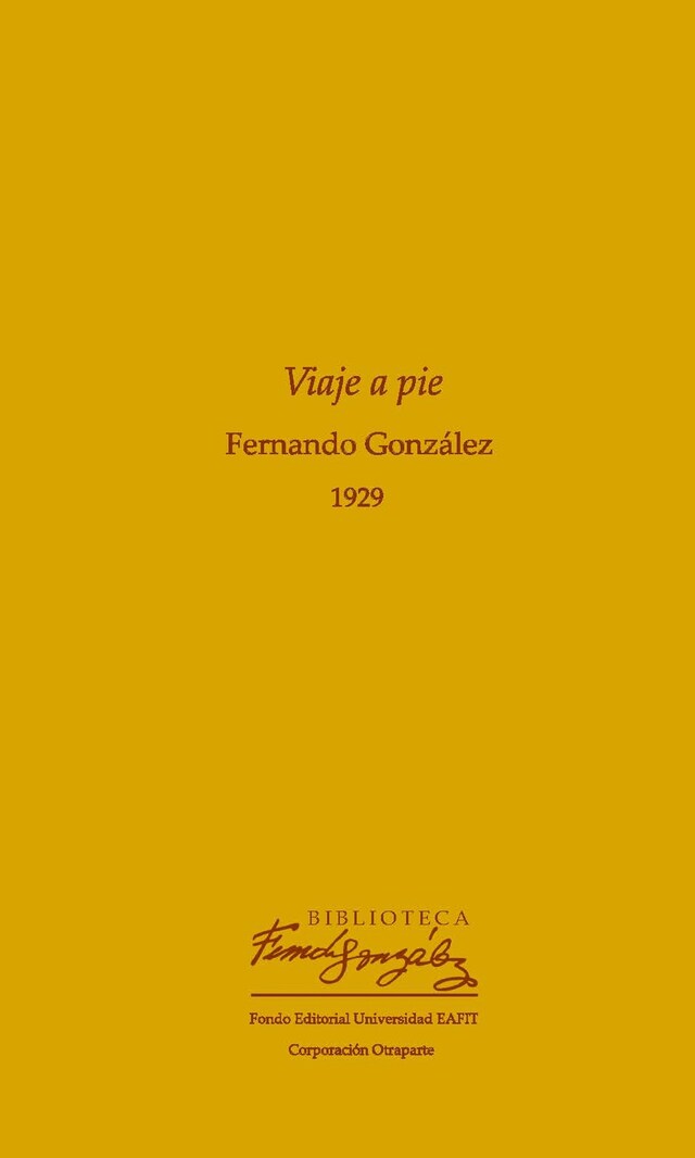 Buchcover für Viaje a pie 1929