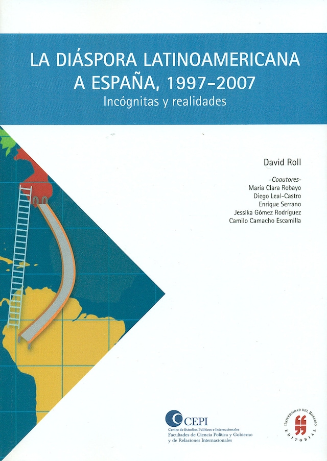 Copertina del libro per La diáspora latinoamericana a España 1997 2007